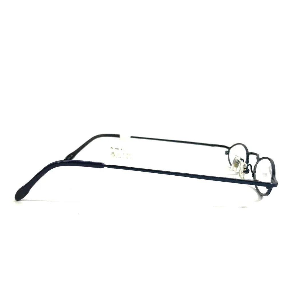 ogi Petite Eyeglasses Frames 9010 COL. 68 Navy Blue Oval Wire Rim 40-22-133